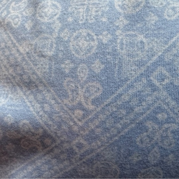 Lucky Brand Light Blue Printed Bralette - 2X - Adjustable Straps - Pads - Picture 3 of 9